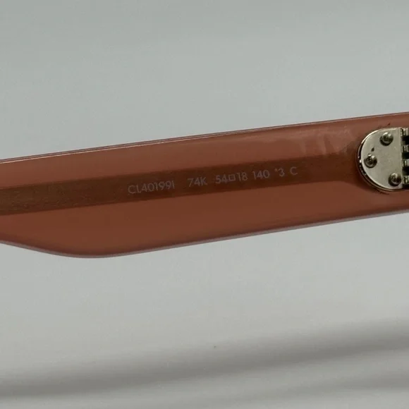 NEW CL40199I 74K CELINE PINK GREY CAT EYE WOMEN CELINE SUNGLASSES - Picture 8 of 10